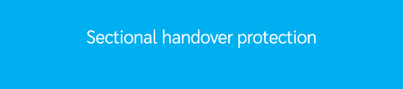 Sectional handover protection