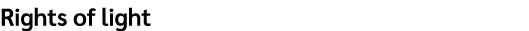 Rights of light