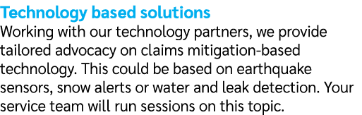 Technology based solutions Working with our technology partners, we provide tailored advocacy on claims mitigation ba...